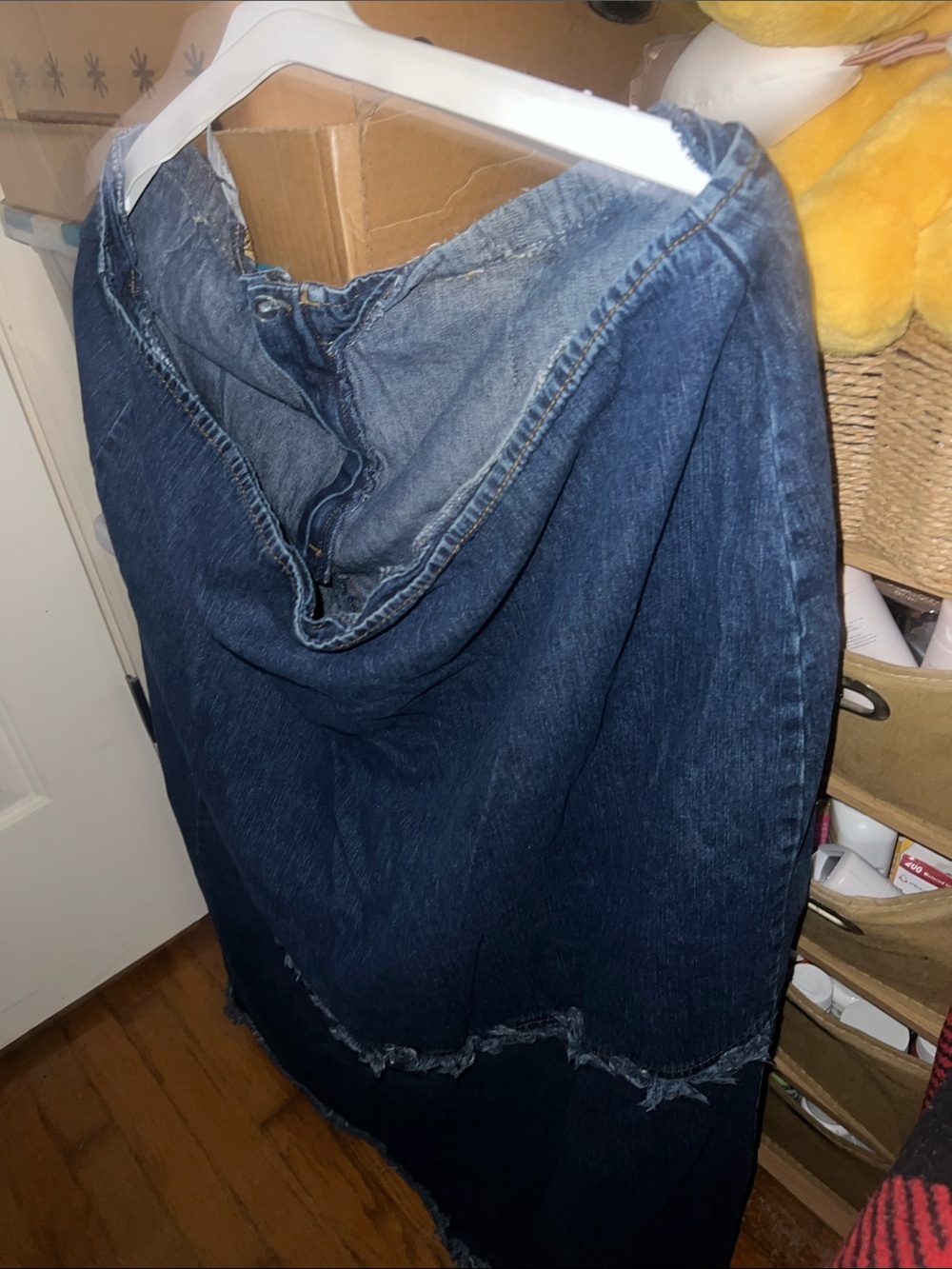Ashley Stewart Dark Blue Denim skirt